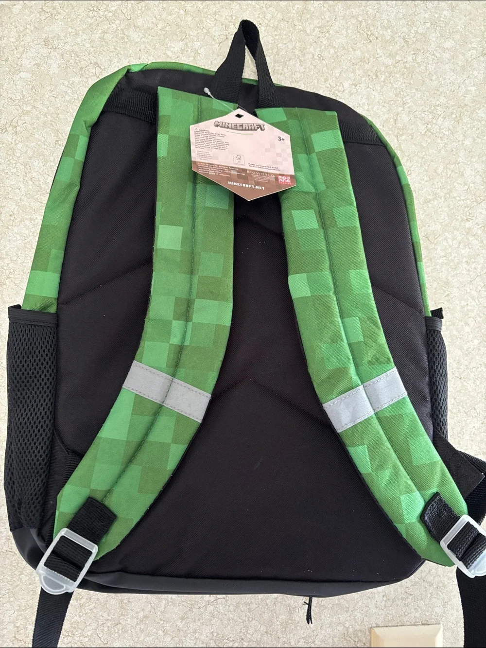 Minecraft Kids Backpack and Lunch Bag Set - Green Creeper